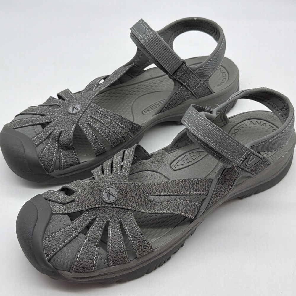 KEEN Rose Sandal Gray/Raven Size US 11—Land/Water/Travel NEW